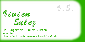 vivien sulcz business card